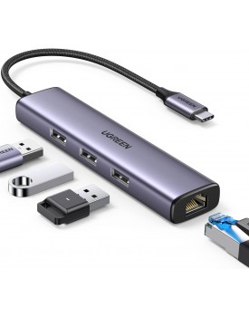 UGREEN USB-C to 3×USB3.0 Hub+R... UGREEN USB-C to 3×USB3.0 Hub+R...
