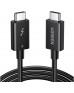 UGREEN Thunderbolt 4 40Gbps 100W Data Cable 2m (Black) 60621 UGREEN Thunderbolt 4 40Gbps 100W Data Cable 2m (Black) 60621