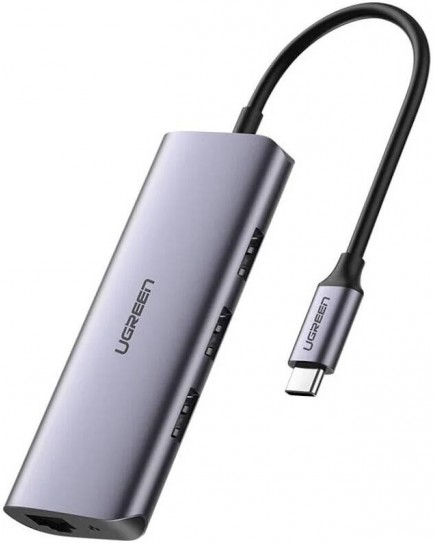 UGREEN USB-C to 3 x USB 3.0+RJ45+Micro USB Multifunction Adapter 60718 UGREEN USB-C to 3 x USB 3.0+RJ45+Micro USB Multifunction Adapter 60718