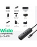 UGREEN USB 3.0 4-Port Hub 1m (Black) 80657 UGREEN USB 3.0 4-Port Hub 1m (Black) 80657