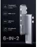 UGREEN USB C Hub for MacBook Pro 2023 6-In-2 Type C Hub Adapter with 4K HDMI, Thunderbolt 3 USB-C Port, SD TF Card Reader, 2*USB 3.0 USB 80856 UGREEN USB C Hub for MacBook Pro 2023 6-In-2 Type C Hub Adapter with 4K HDMI, Thunderbolt 3 USB-C Port, SD TF Card Reader, 2*USB 3.0 USB 80856