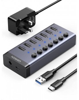 UGREEN USB 3.0 7-Port Hub-12V2... UGREEN USB 3.0 7-Port Hub-12V2...