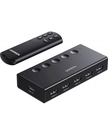 UGREEN 5-In 1-Out HDMI Switch 90512 UGREEN 5-In 1-Out HDMI Switch 90512