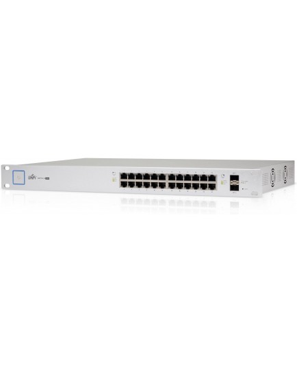 UniFi Switch PoE 24 US-24-250W 24-Port Managed PoE+ Gigabit Switch with SFP UniFi Switch PoE 24 US-24-250W 24-Port Managed PoE+ Gigabit Switch with SFP