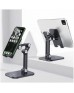 YESIDO Dual Fold Free-Wheeling, Metal Base for Stably Holding, Multi Linkage for Multi Angle Adjustment, Multi Linkage for Multi Angle Adjustment, For 7.9" Mobile Phone and Tablet PC, Black | C104 YESIDO Dual Fold Free-Wheeling, Metal Base for Stably Holding, Multi Linkage for Multi Angle Adjustment, Multi Linkage for Multi Angle Adjustment, For 7.9" Mobile Phone and Tablet PC, Black | C104