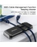 Yesido C113 Magnetic Phone Holder, Cable Management, Silicone Layer, Strong Magnetic Hold, 360° Rotation, Universal Compatibility, Cable Clip, Zinc Alloy + 4pcs N50 Magnets, Black | C113 Yesido C113 Magnetic Phone Holder, Cable Management, Silicone Layer, Strong Magnetic Hold, 360° Rotation, Universal Compatibility, Cable Clip, Zinc Alloy + 4pcs N50 Magnets, Black | C113