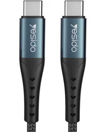 Yesido Usb Type C To C Data Cable Pd 60W Typec Nylon Braided Charger Cable | CA-96 Yesido Usb Type C To C Data Cable Pd 60W Typec Nylon Braided Charger Cable | CA-96