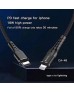 Yesido Pd Fast Charger Cable Ca48 Black | CA48 Yesido Pd Fast Charger Cable Ca48 Black | CA48