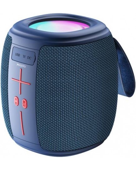 YESIDO YSW14 Portable Bluetooth Speaker, Bluetooth5.1, Bass Diaphragm 66mm Loudspeaker, 2 Playback Modes, 1200mah Large Battery, RGB Light Strip, USB/SD Card Slots, Blue | YSW14 YESIDO YSW14 Portable Bluetooth Speaker, Bluetooth5.1, Bass Diaphragm 66mm Loudspeaker, 2 Playback Modes, 1200mah Large Battery, RGB Light Strip, USB/SD Card Slots, Blue | YSW14